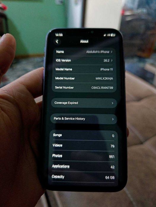 iPhone 11 64GB 75% KH/A