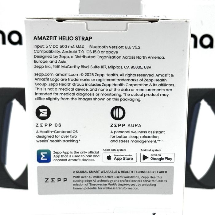 Bratara Amazfit Helio Strap | Sigilata | NOUA | Ultima bucata | Pret Fix |