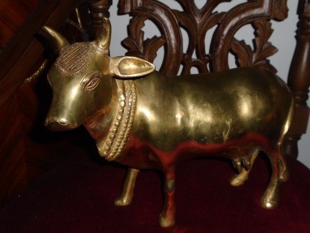 Impozanta sculptura indiana din bronz