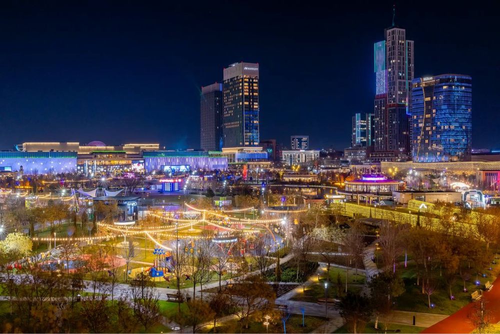 Kunlik Apt | Панорамный 7 этаж | 125м² | Просторная 3-ком | Boulevard