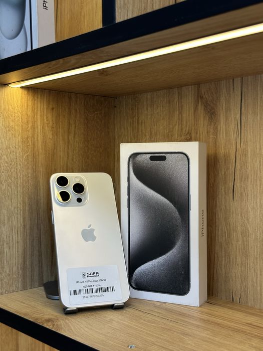 iphone 15 pro max silver    |    Sapa Smartphone