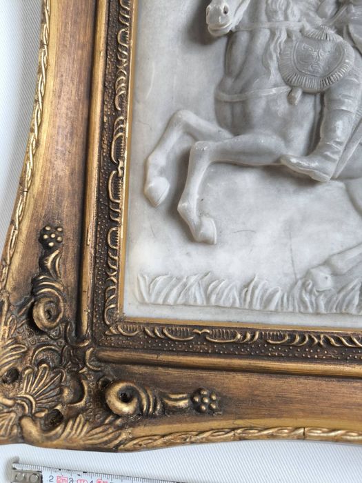 Продавам стара Френска каменна картина от мраморен прах " Napoleon "