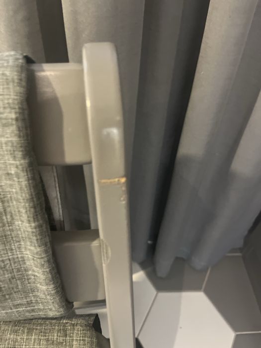 Дървен стол за хранене Hauck Alpha+ grey, Сив