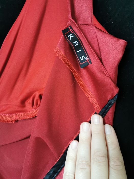 Червена рокля на Kris fashion, р. М