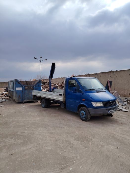Контейнери под наем 4-40куб. Събаряне на сгради, Багер, Извозване, къртене и хамалски услуги.