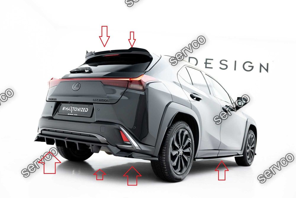 Pachet Body kit tuning Lexus UX F-Sport Mk1 2018- v1 - Maxton Design