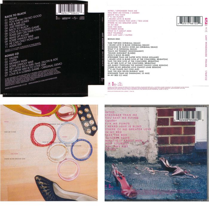 Amy Winehouse - Colectie CD Frank & Back to Black DELUXE ED