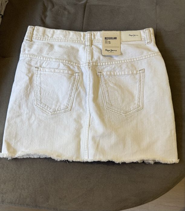 Бяла дънкова пола - Pepe jeans