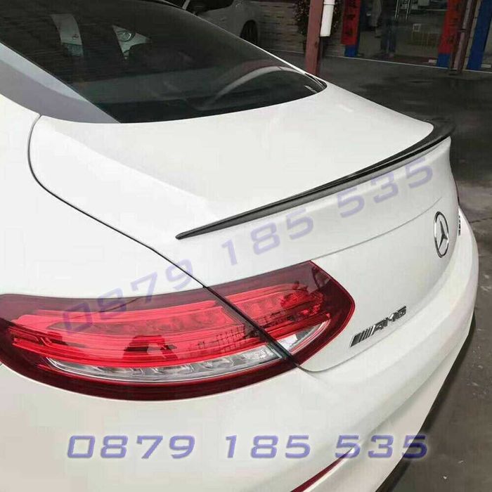 Тунинг лип спойлер багажник Mercedes C W205 C63 Coupe Brabus мерцедес