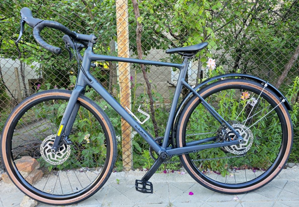 2026 Като нов Cube Nuroad Pro Gravel XL рамка 1х11 Shimano Cues на проходни оси Хидравлични дискови
