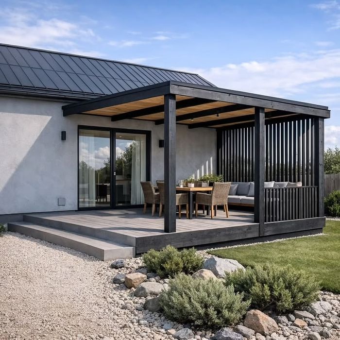 Foișoare terase pergole magazii căsuțe depozitare