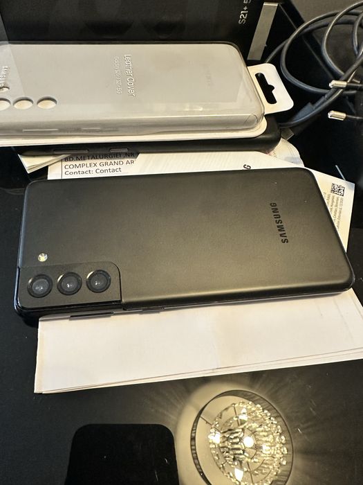 Samsung S21 plus 256gb,ca nou, full acte cutie si accesorii
