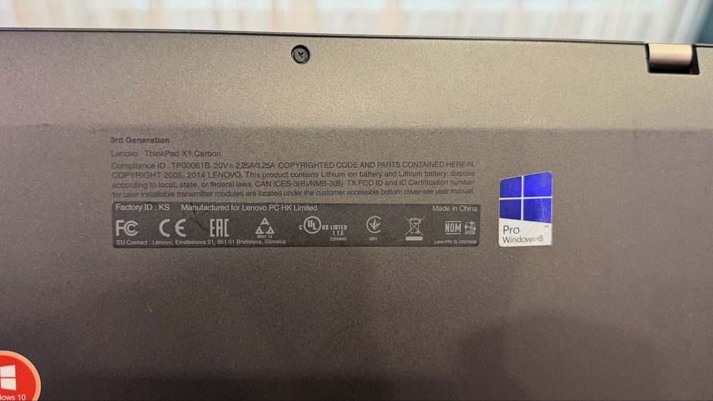 Lenovo ThinkPad X1 Cabon 3th gen