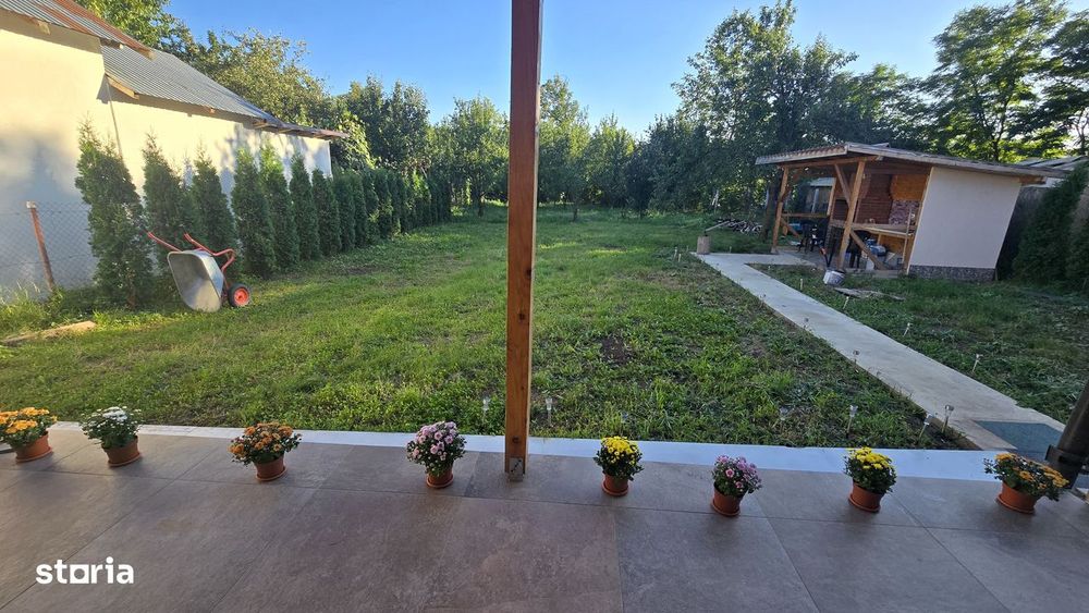Casă nouă 110 mp utili,Teren 1270 mp,380v,Apa,Canalizare,Asfalt,Acte