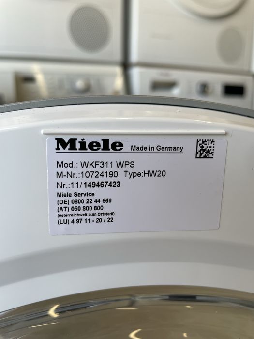 Пералня Miele W1 8кг  A+++ WKF311 WPS