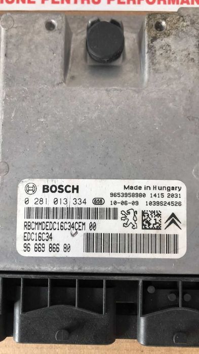ECU Calculator motor Citroen C4 1.6 HDI, cod 0281013334