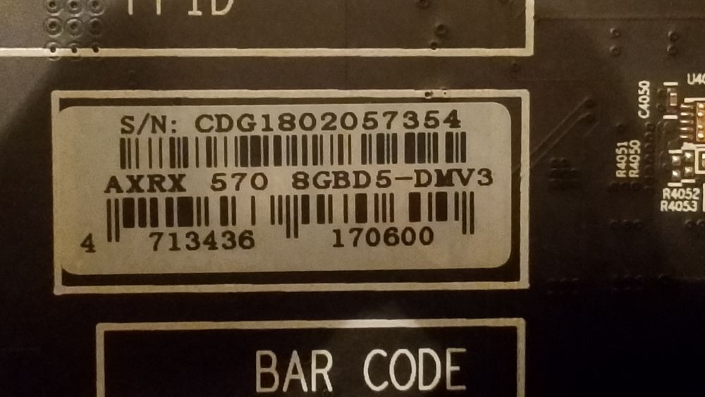 Видеокарта RX 570 8 ГБ