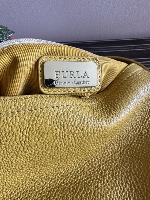 Furla чанта естествена кожа