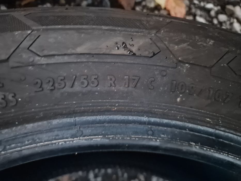 Anvelope 225/55R17C marca Continental, DOT 2021,5.5mm
