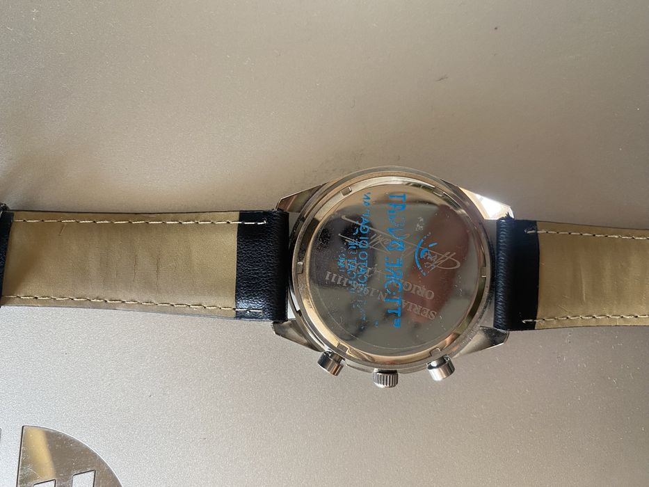 Ceas ettore bugatti ca nou barbati negru piele