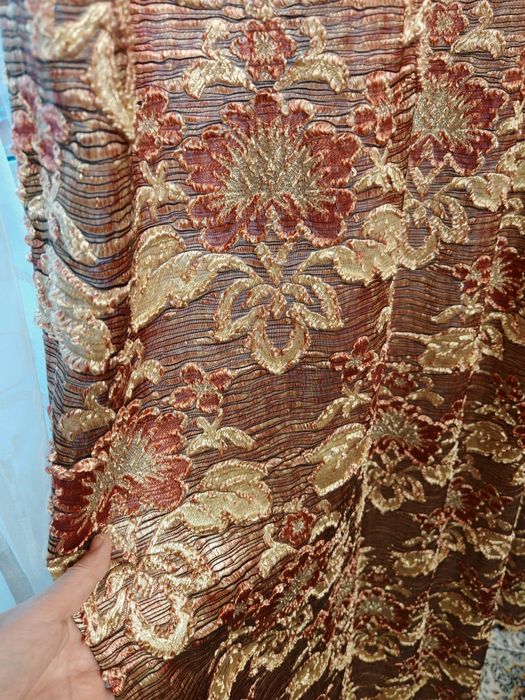 Продам б/у шторы и тюль