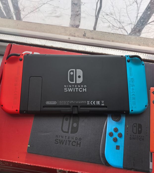 Nintendo Switch Rev 2 в идеальном состоянии фулл кп
