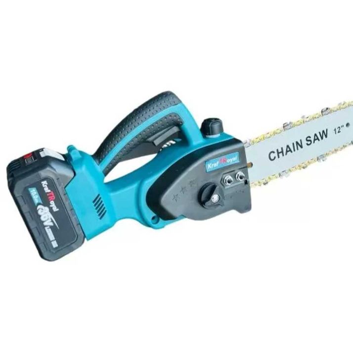 Акумулаторна резачка 25см и 30см 36V 8/10Ah, 2 батери+2 вериги