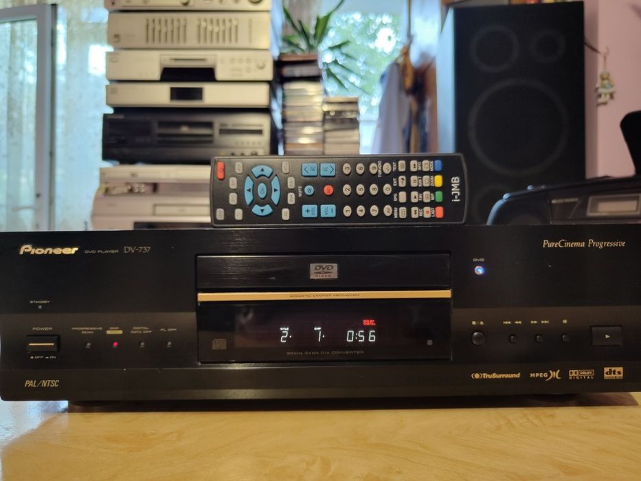 CD player, DVD player Pioneer DV 737K  Made in Japan DTS, Dolby ,TruSurround NTSC,PAL.