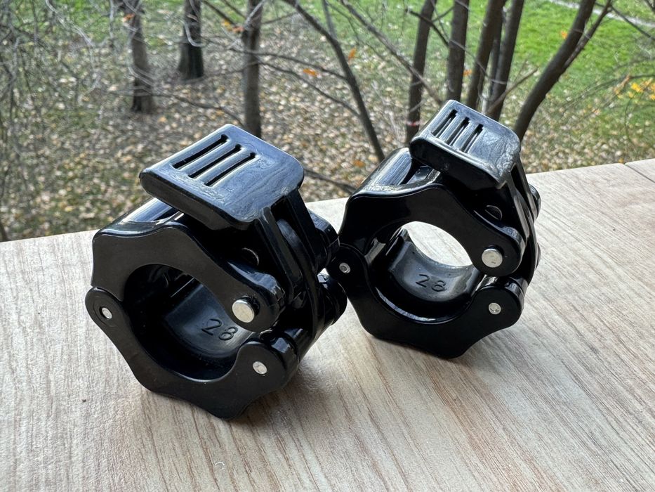 Комплект Скоби за Щанги Гири за Вдигане на Тежести - 28 мм