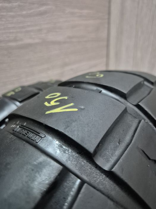 Set anvelope moto 120 70 17 cu 150 60 17 Pirelli scorpion rally str