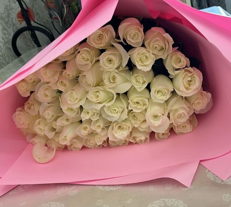 Цветы свежие 51 роза