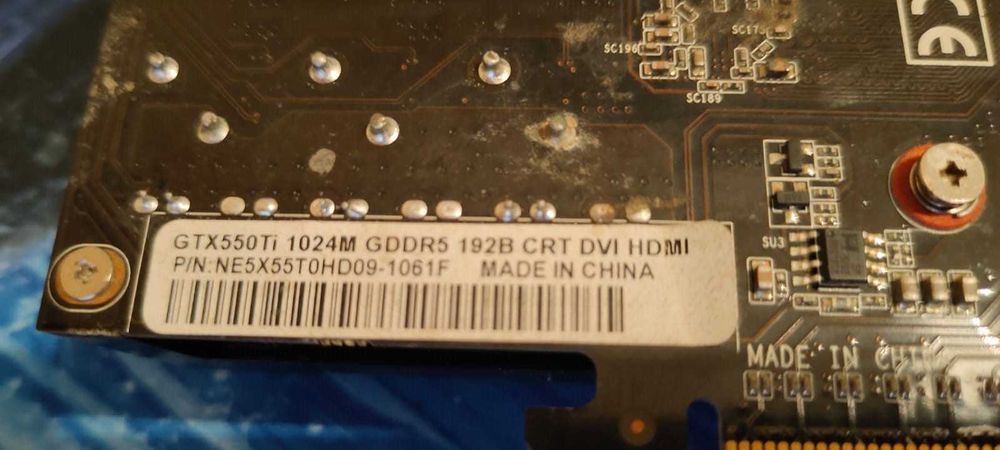 Видеокарта Palit GeForce GTX550Ti