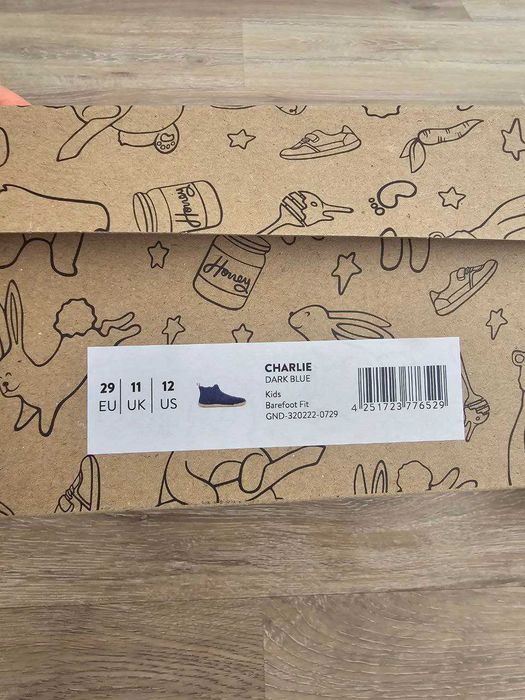 Детски Демисезонни ботуши Barefoot Groundies, р. 29 (стелка 18.9 см)