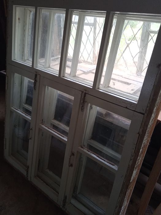 Оконные рамы двойные застеклённые