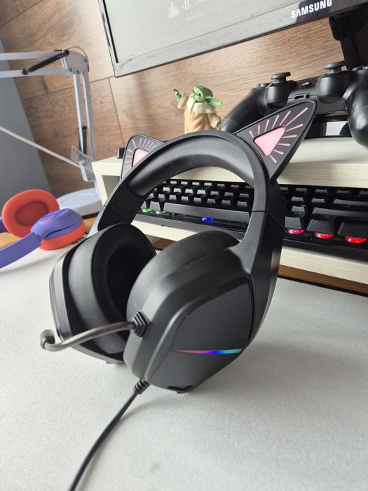 Игровые наушники с микрофоном