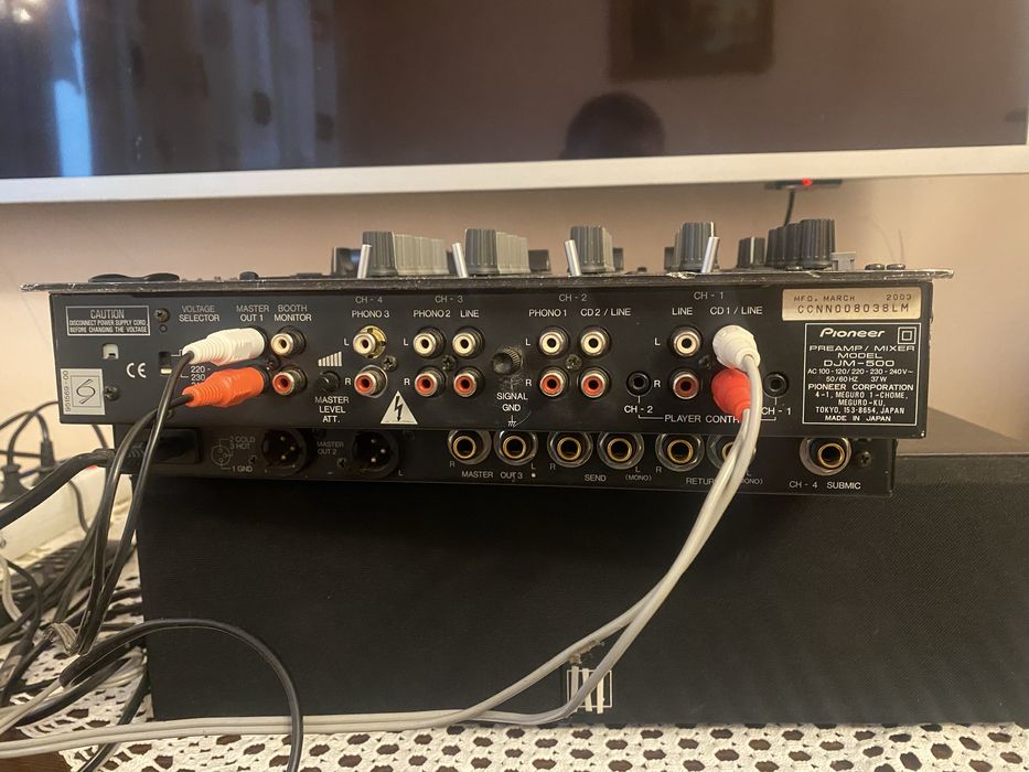Mixer audio 4 canale cu efecte Pioneer DJM-500