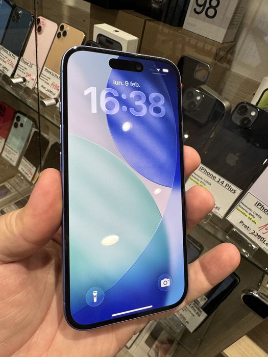 iPhone 16, 128GB, 5G, Blue impecabil
