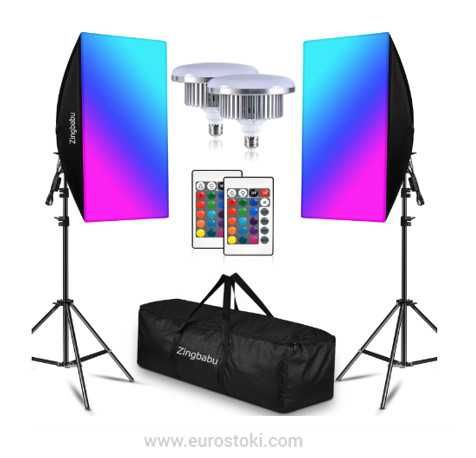 Комплект студийно осветление Zingbabu