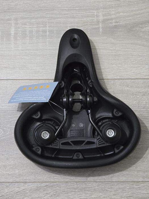 Șa bicicletă confortabilă VELMIA City – ergonomică, impermeabilă