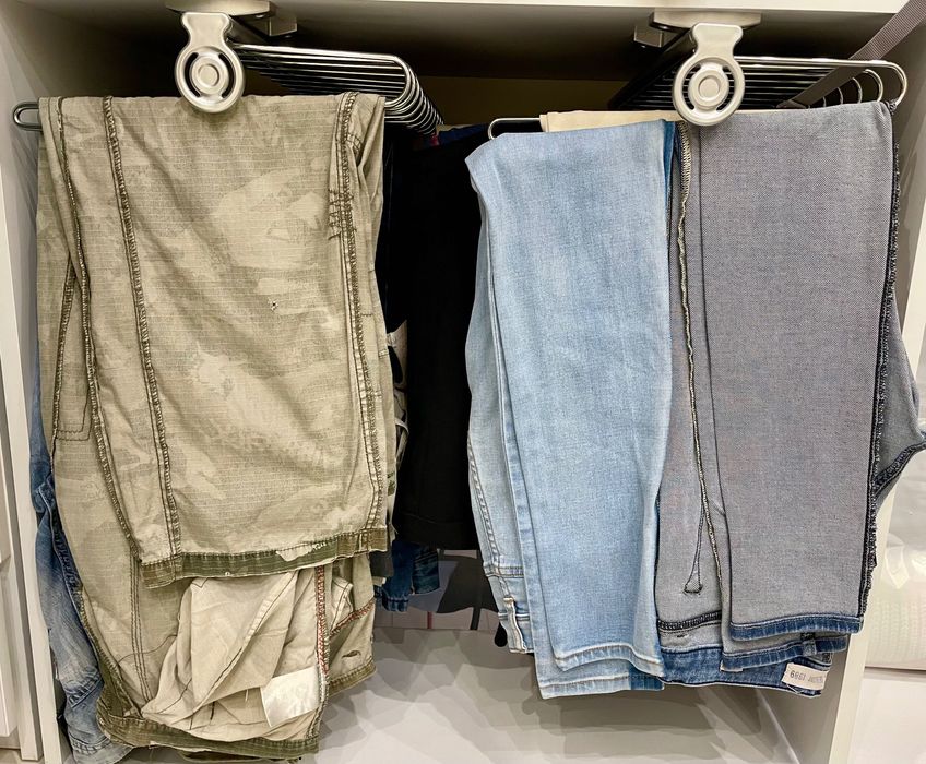 Телескопични поставки за панталони