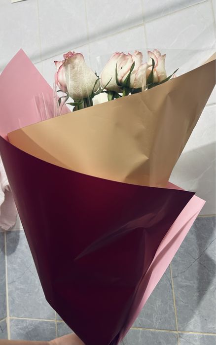 Метровые 11шт розы