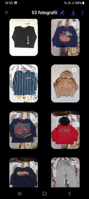 Lot haine baietel 98-104