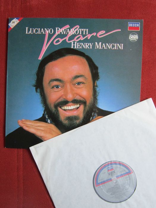 vinil rar Luciano Pavarotti -Volare, dir.Mancini 1987 Germany impecabi