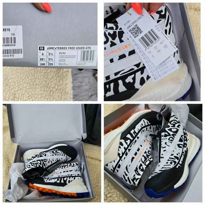 Adidas Stella McCartney жестоки оригинални високи дамски сникърси 38 2