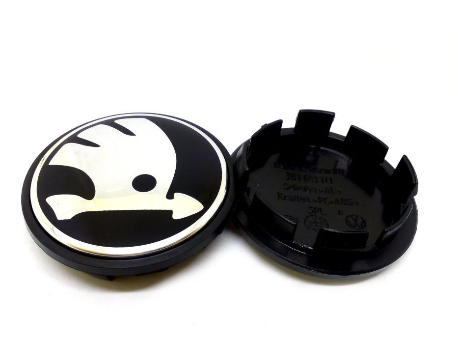 set 4 capace skoda 56mm 5ja601161a pentru jante aliaj originale skoda