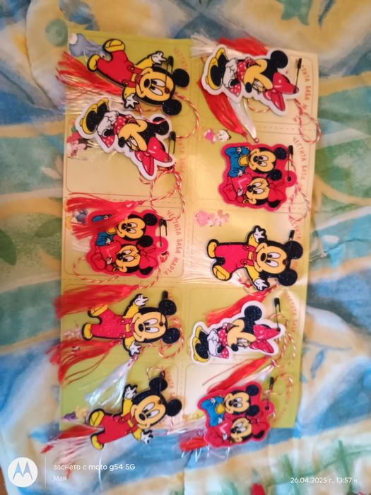 Детски мартеници на картон по 10