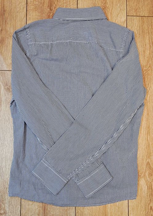 Cămașă Hollister California – Mărimea M – Model Gingham Albastru/Alb