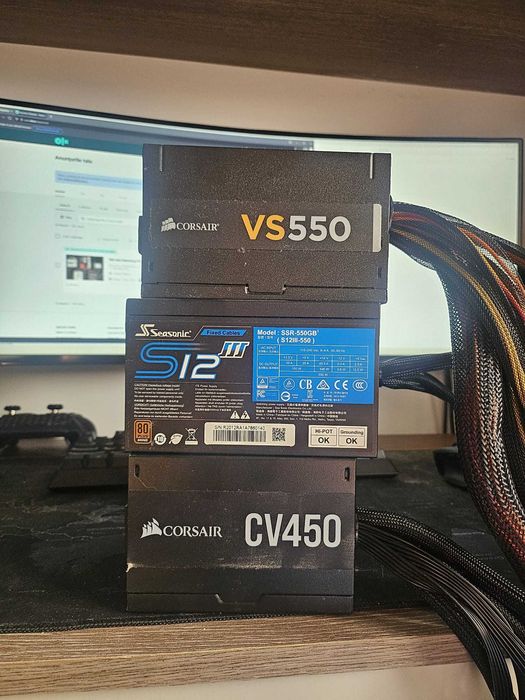 Sursa Corsair Seasonic VS550 CV460 S12 450w 550w