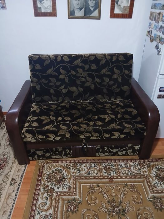 Canapea extensibilă , transformabilă in pat , care poate fi folosită si ca fotoliu . 700 lei negociabil .