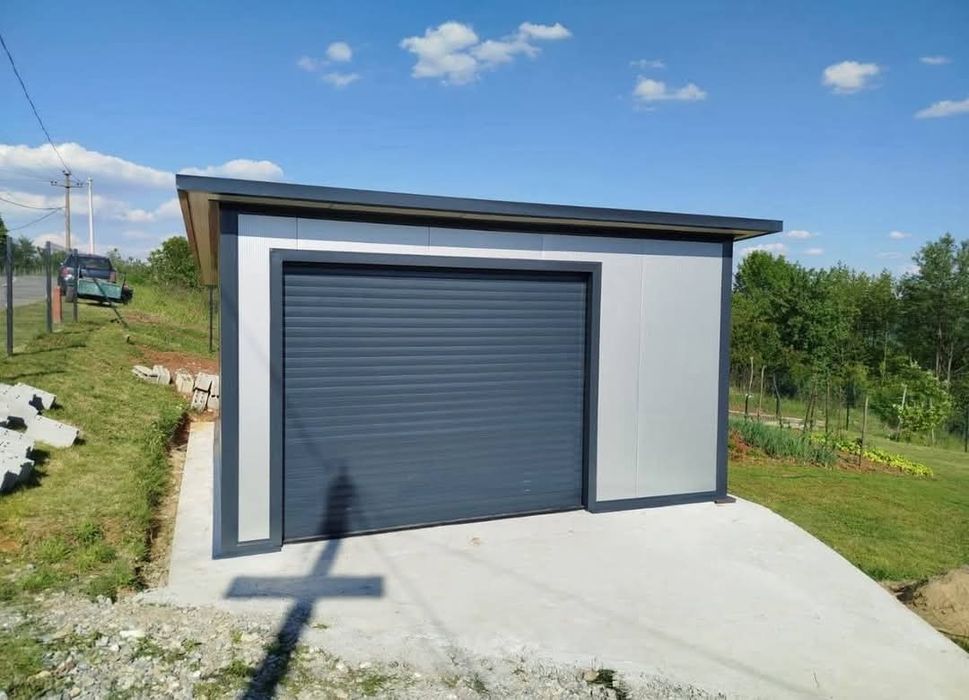 Garaj metalic 6 x 6 pret avantajos montaj inclus